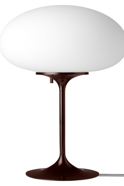 Gubi stemlite bordslampa 42 cm black red