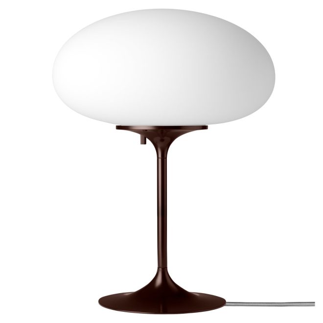 Gubi stemlite bordslampa 42 cm black red
