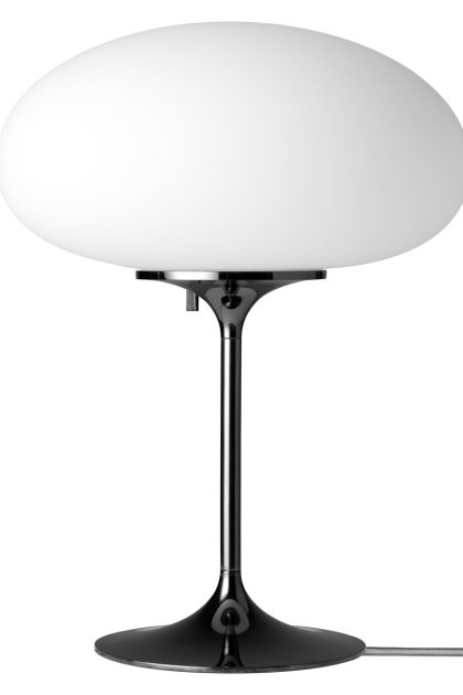 Gubi stemlite bordslampa 42 cm black chrome
