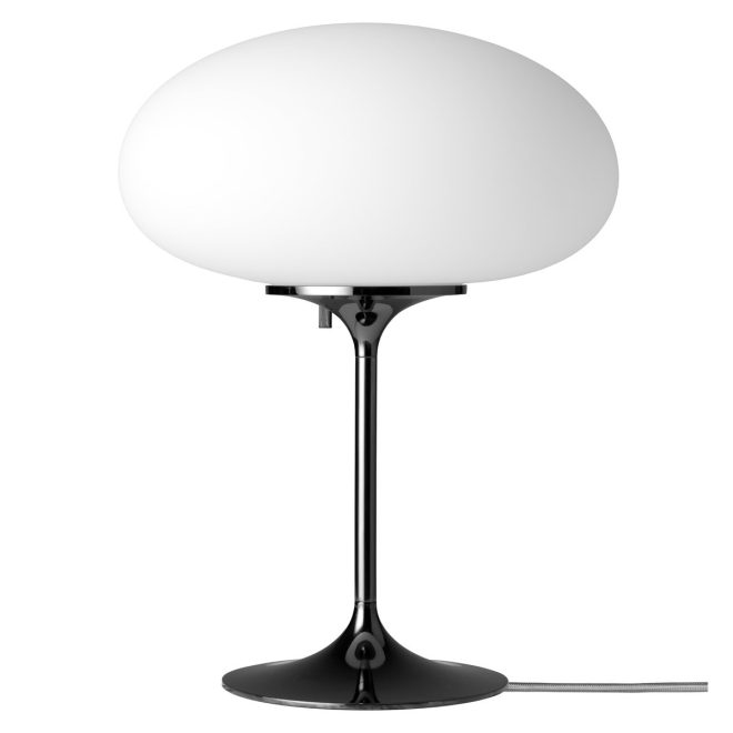 Gubi stemlite bordslampa 42 cm black chrome