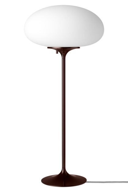 Gubi stemlite bordslampa 70 cm black red