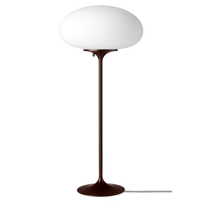 Gubi stemlite bordslampa 70 cm black red