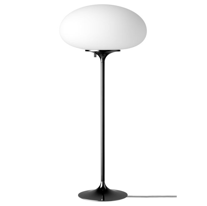 Gubi stemlite bordslampa 70 cm black chrome
