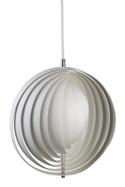 Verpan moon taklampa Ø34 cm vit