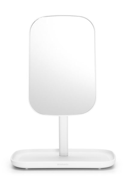 Brabantia renew spegel med förvaringsbricka vit