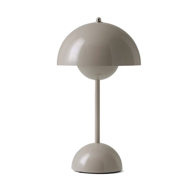 &tradition flowerpot portable bordslampa vp9 grå-beige