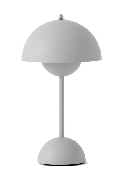 &tradition flowerpot portable bordslampa vp9 matt ljusgrå