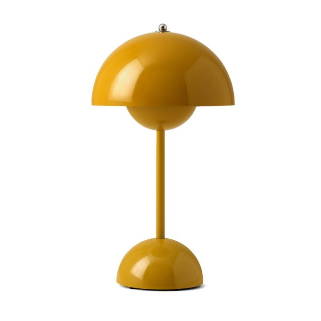 &tradition flowerpot portable bordslampa vp9 mustard