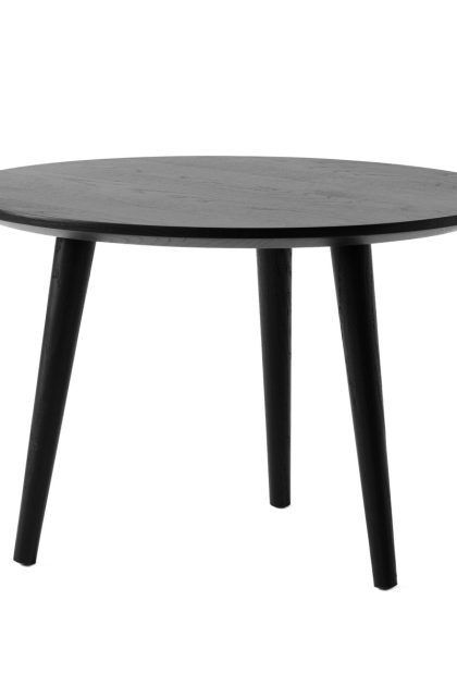 &tradition in between soffbord sk14 Ø60 cm black lacquered oak