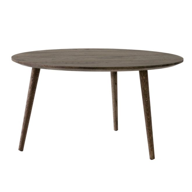 &tradition in between soffbord sk15 Ø90 cm smoked oiled oak
