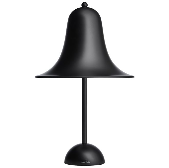 Verpan pantop bordslampa Ø23 cm matt black