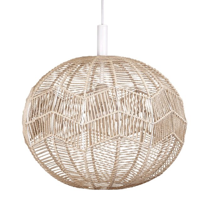 Globen lighting missy pendel Ø45 cm natur-vit