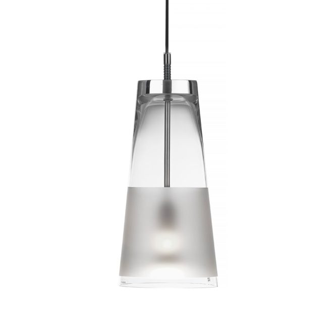Bsweden manhattan 50 pendel glas klar, frostat horisontellt band