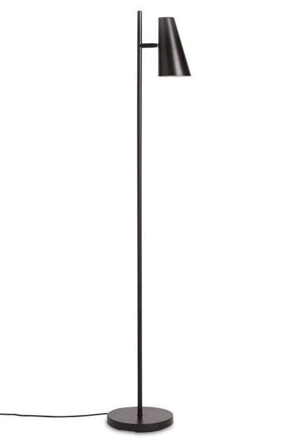 Woud cono golvlampa svart
