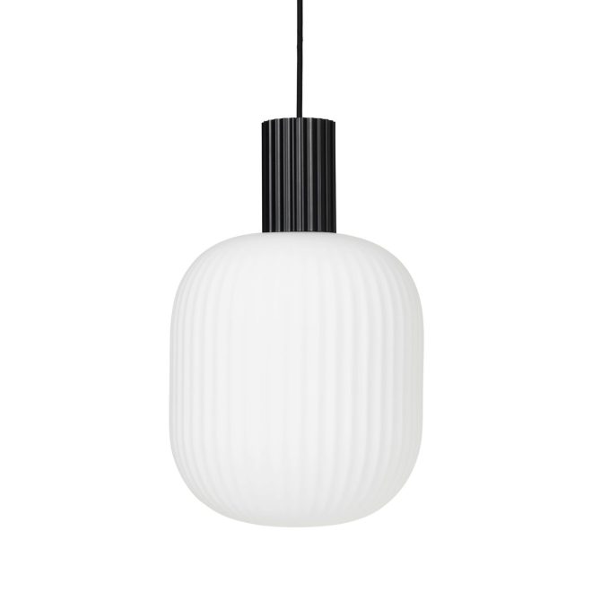 Broste copenhagen lolly pendel svart-vit-Ø27 cm