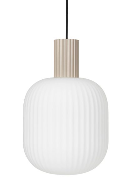 Broste copenhagen lolly pendel sand-vit-Ø27 cm
