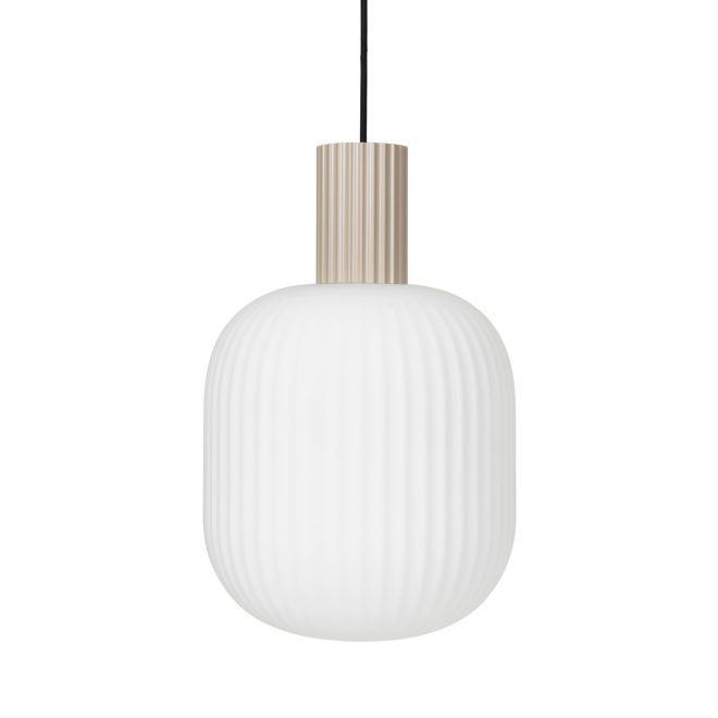 Broste copenhagen lolly pendel sand-vit-Ø27 cm