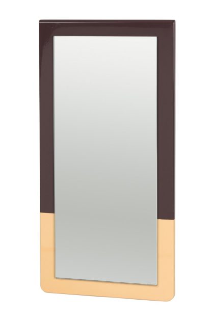 Broste copenhagen tenna spegel 26x52 cm lila-beige