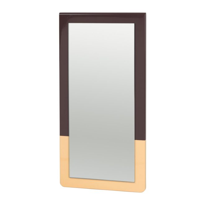 Broste copenhagen tenna spegel 26x52 cm lila-beige