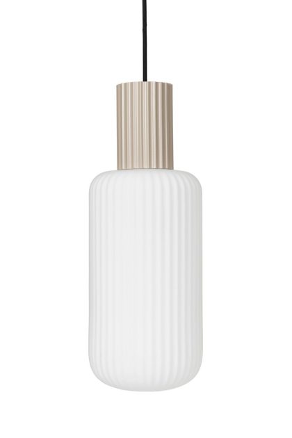 Broste copenhagen lolly pendel sand-vit-Ø16 cm