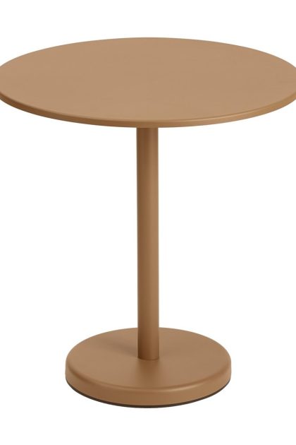 Muuto linear steel bord Ø70 cm burnt orange