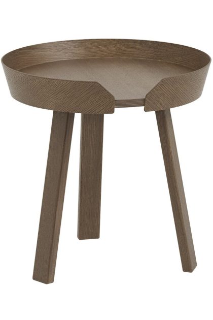 Muuto around sidobord small stained dark brown