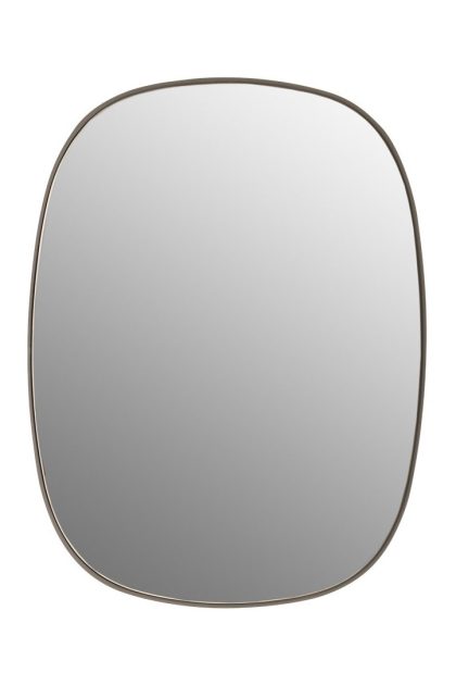 Muuto framed spegel liten taupe-clear