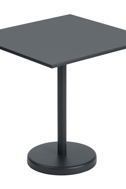 Muuto linear steel bord 70x70 cm black
