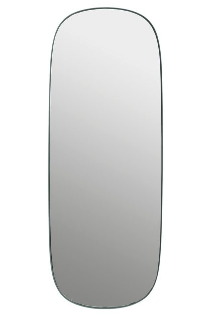 Muuto framed spegel stor darkgreen-clear