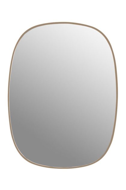 Muuto framed spegel liten rose-clear
