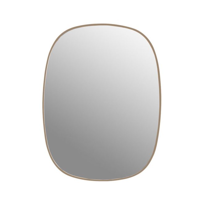 Muuto framed spegel liten rose-clear