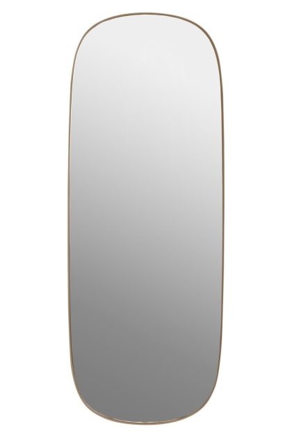 Muuto framed spegel stor rose-clear