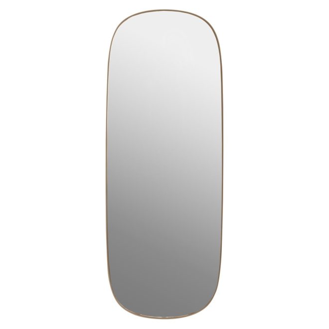 Muuto framed spegel stor rose-clear
