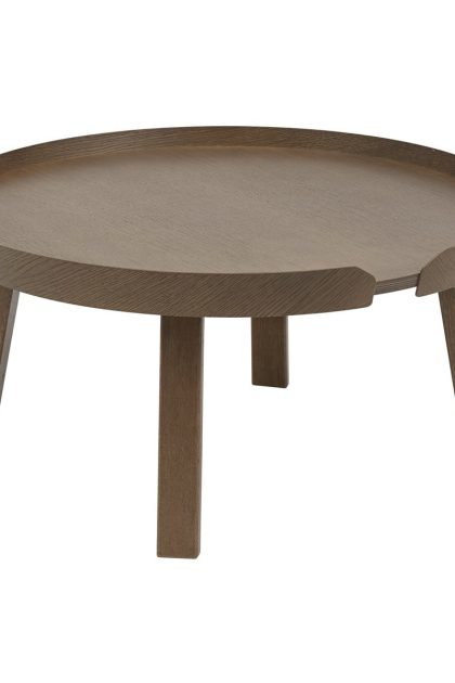 Muuto around soffbord large stained dark brown