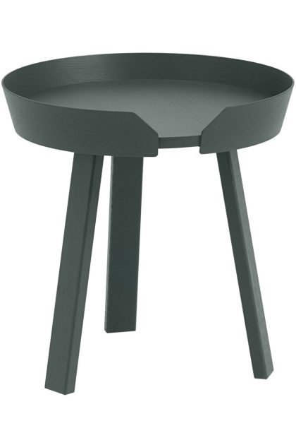 Muuto around sidobord small dark green