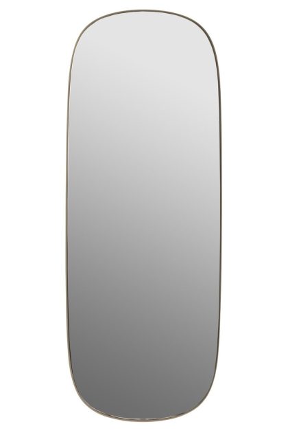 Muuto framed spegel stor taupe-clear