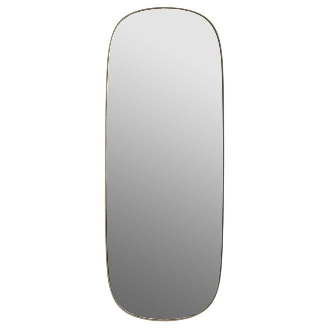 Muuto framed spegel stor taupe-clear
