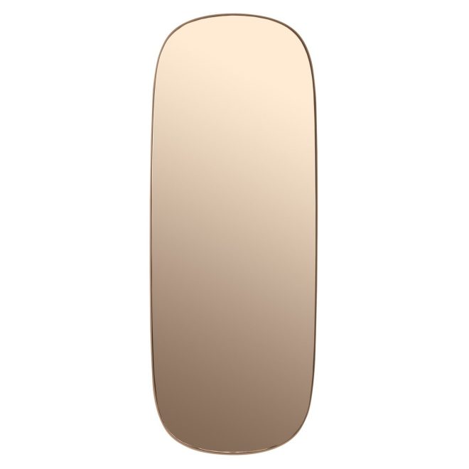 Muuto framed spegel stor rose-rose