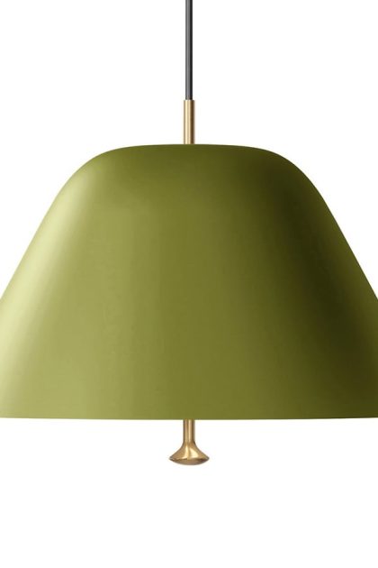 Audo copenhagen levitate pendel Ø40 cm salviagrön-mässing
