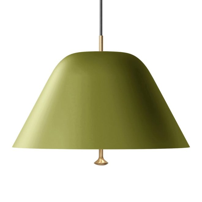 Audo copenhagen levitate pendel Ø40 cm salviagrön-mässing