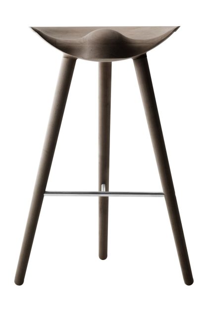 Audo copenhagen ml42 barstol 69 cm brunoljad ek-stål