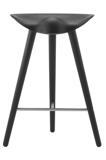 Audo copenhagen ml42 barstol 69 cm svartbetsad bok-stål