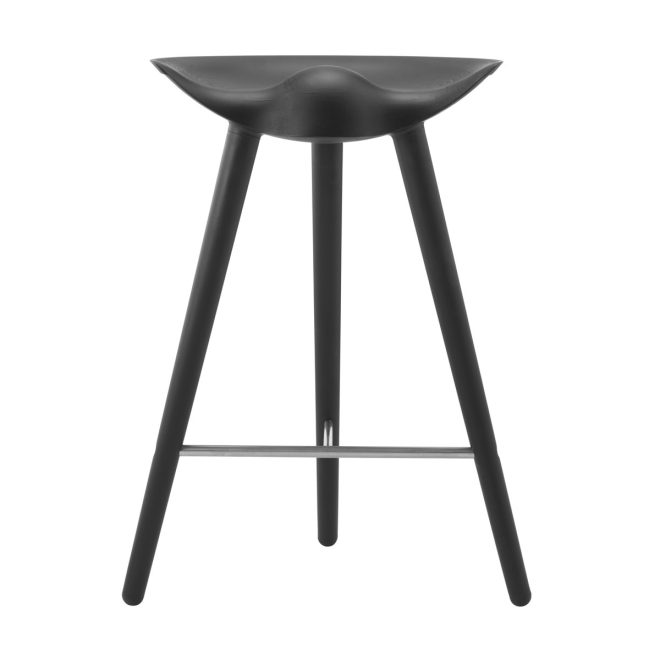 Audo Copenhagen ML42 barstol 69 cm Svartbetsad bok-stål