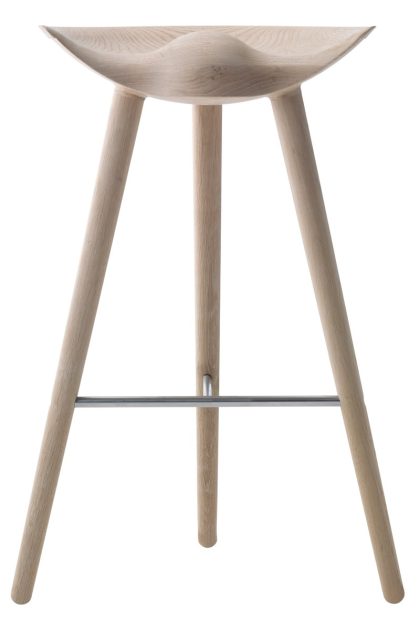 Audo copenhagen ml42 barstol 77 cm ek-stål