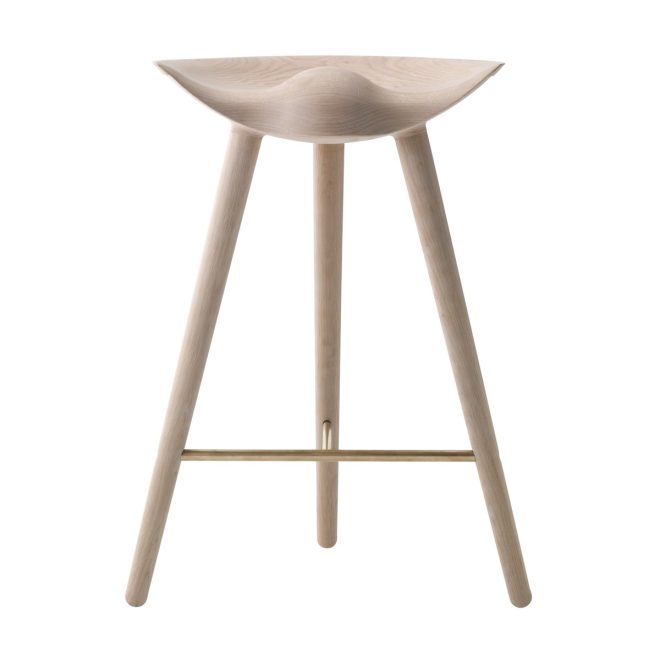 Audo copenhagen ml42 barstol 69 cm ek-stål
