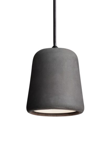 New works material pendel dark grey concrete