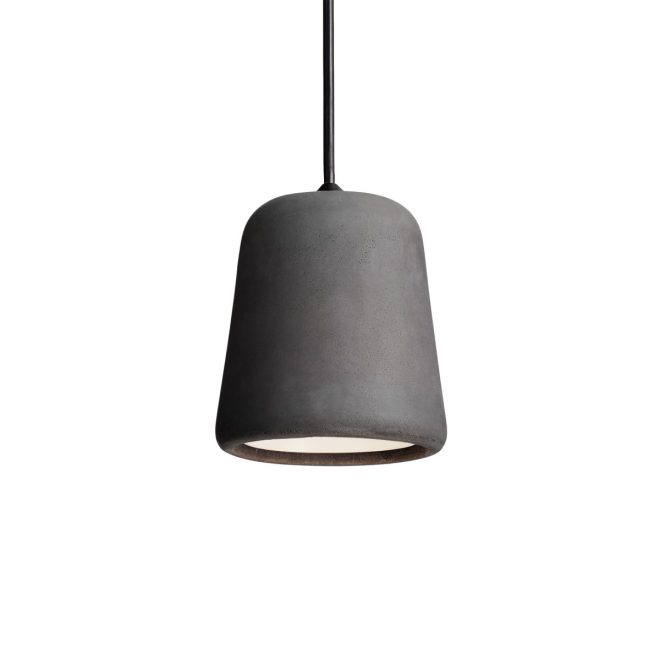New works material pendel dark grey concrete