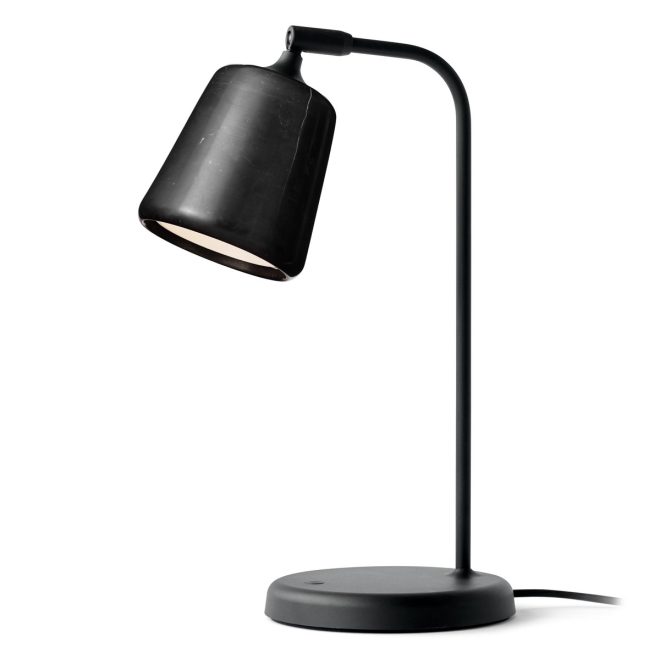 New works material bordslampa black marble