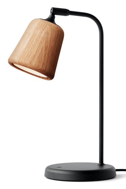 New works material bordslampa natural oak
