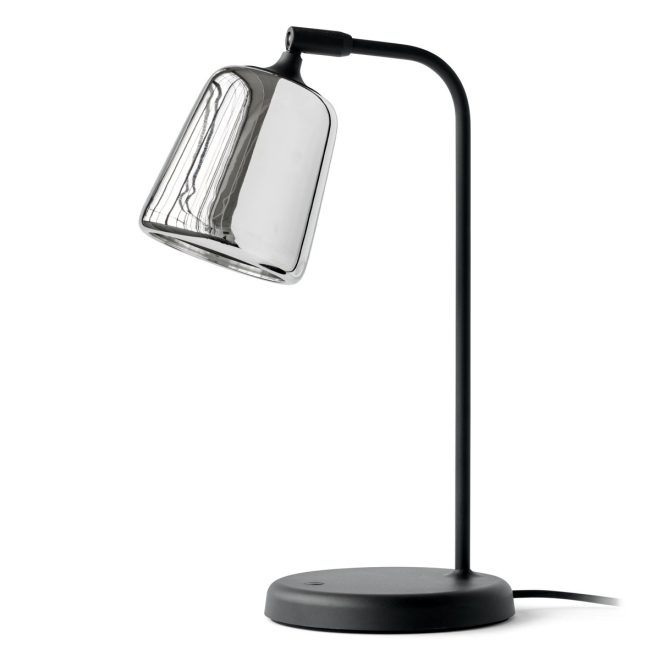 New works material bordslampa stainless steel